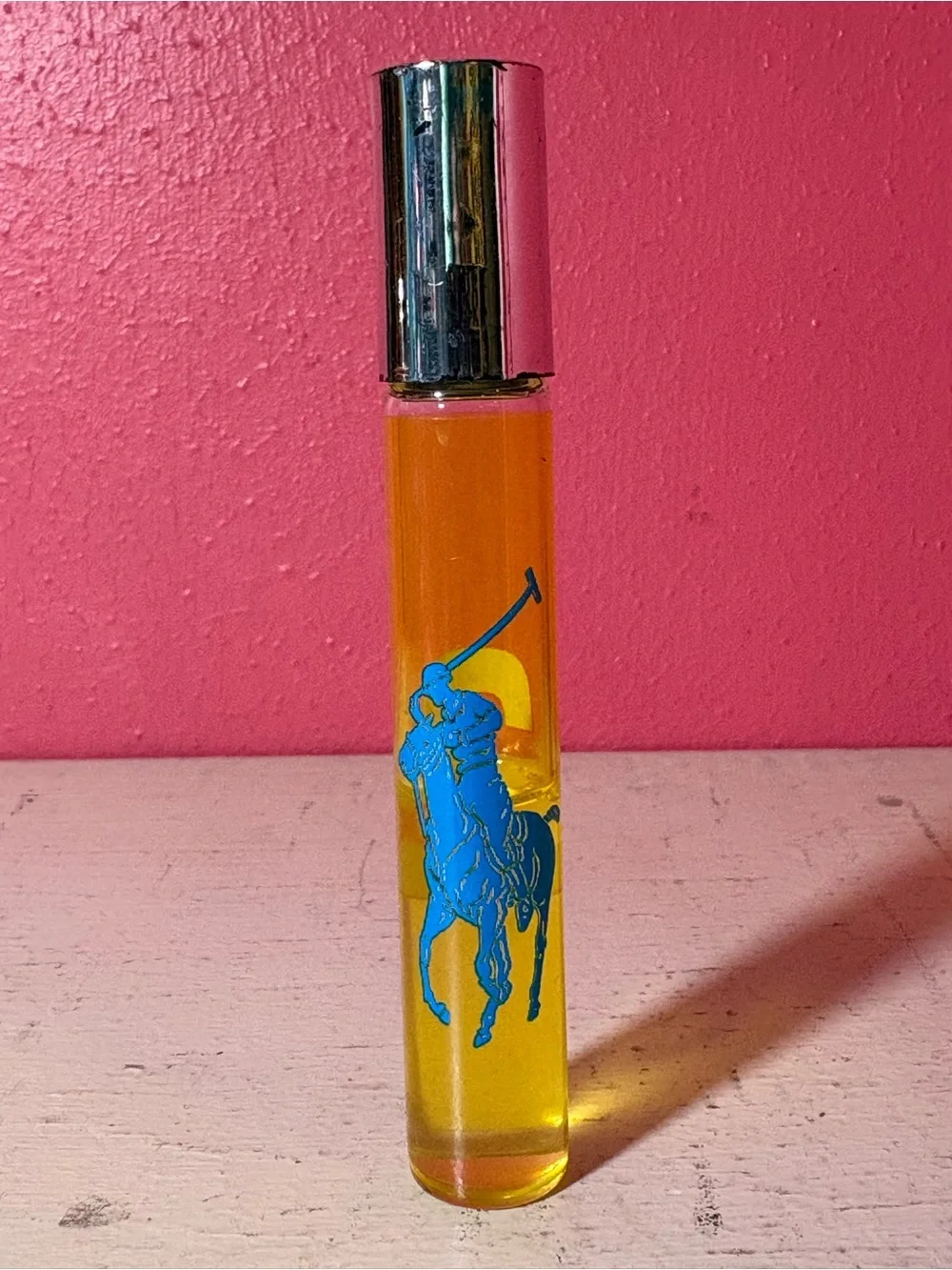 Ralph Lauren POLO * GUC Rollerball Fragrance Silver Cap Big Pony Collection 50%